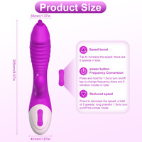 USB-Netzteil 2-in-1-Vibrator Klitoris stimulator für Frauen und G-Punkt G-bewerteter Vibro-Dildos tab Sexspielzeug für Erwachsene
