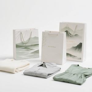 Bolsas de Papel Impresas Personalizadas con su Propio Logotipo, Bolsa de Papel Pequeña para Regalos, Compras, Ropa, Comercio Minorista y Embalaje para Días Festivos - Product Image 6