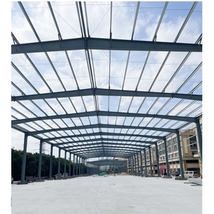 Cấu trúc kim loại Bộ dụng cụ lưu trữ Trọng lượng nhẹ khung thép nhà để xe hiện đại kho gác xép thép xây dựng nhà kho - Product Image 6