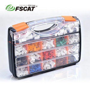 Clips de câble circulaires de type K FSCAT, clips de fixation de câble muraux durables pour câbles métalliques, clips de câble de 4 mm à 32 mm - Product Image 1