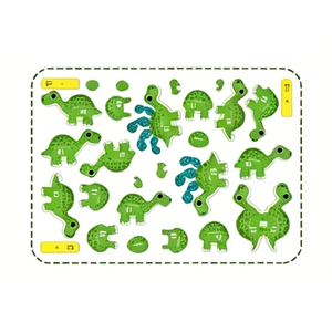 Kit de modèles en <span class=keywords><strong>carton</strong></span> 3D, série dinosaures, puzzle en <span class=keywords><strong>carton</strong></span> à assembler soi-même, jouets dinosaures Stégosaures pour la vente en gros - Product Image 5