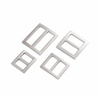 Sacs à boucle coulissante 20-38mm Accessoires de quincaillerie Carré Rectangle Tri-glide Ajuster Boucle à ardillon pour vêtement
