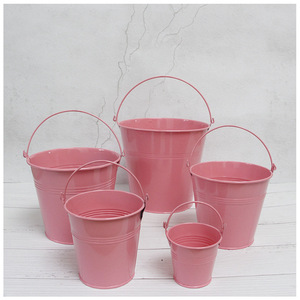 <span class=keywords><strong>En</strong></span> stock - Petit <span class=keywords><strong>seau</strong></span> <span class=keywords><strong>en</strong></span> <span class=keywords><strong>métal</strong></span> de couleur vive avec poignée - Organisateur de bureau à domicile et au bureau, rangement de jouets pour enfants et boîte cadeau - Product Image 5