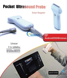 Appareil d'échographie à sonde linéaire 7,5/10 MHz, scanner d'échographie, examen du foie, de la vésicule biliaire, de la <span class=keywords><strong>rate</strong></span> et des reins, vétérinaire CU07, CU08 - Product Image 4