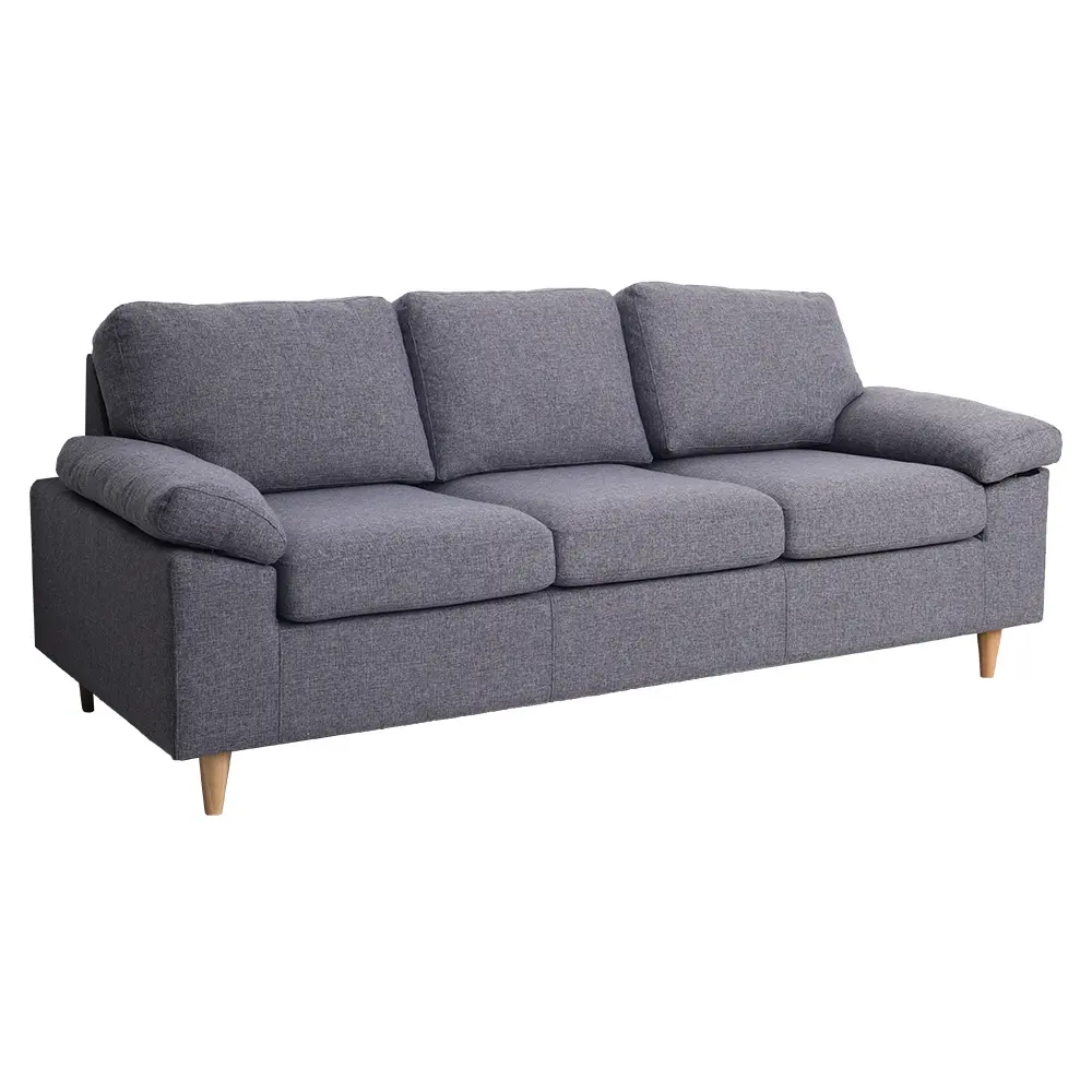 Mobiliário moderno Sofá-cama Set 3 Seater Living Room Móveis Designs Fábrica Fornecido Sala Sofás/tecido Madeira 10 PCS LUFAN