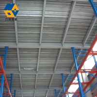 Système de rayonnage de mezzanine robuste pour entrepôt, plateforme de stockage en grenier, rayonnage de mezzanine, rayonnage à palettes