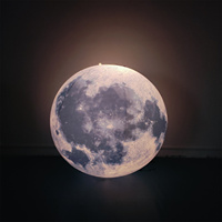 Ballon publicitaire géant en PVC en forme de lune avec impression UV, imperméable et durable pour événements et promotions en extérieur
