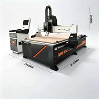 Máquina Fresadora CNC de 3 Ejes 1325 para Madera, Mesa de Fresado 4*8 para Tallado y Procesamiento de Madera