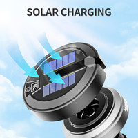 Lampe de camping LED circulaire compacte haute luminosité, rechargeable USB, solaire, magnétique, extensible, avec COB pour le travail