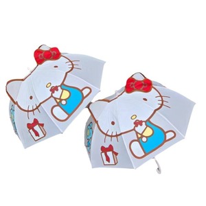 Paraguas Manual Ligero y Popular con Diseño de Dibujos Animados para Niños de Jardín de Infancia, Forma Tridimensional, Anti-pellizcos, Resistente a la Lluvia - Product Image 3