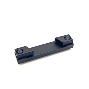 Factory Custom CNC Machined Black Anodized Aluminum Clamp <strong>Bar</strong> for Marine <strong>Boat</strong> Hardware Parts - Product Image 4