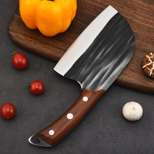 Coltello da cucina forgiato realizzato a mano in acciaio ad alto tenore di carbonio con manico in legno coltello da cucina per il taglio a casa - Product Image 1