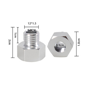 ขั้วต่อเซ็นเซอร์วัดแรงดัน M12*1.5 อะแดปเตอร์เกลียวสำหรับเกจวัดอุณหภูมิน้ำหล่อเย็นและแรงดันน้ำมันในรถยนต์ - Product Image 1