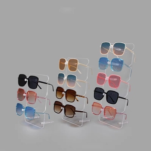 Biểu tượng tùy chỉnh in hiện đại Acrylic Kính mát hiển thị hộp <span class=keywords><strong>Elegant</strong></span> <span class=keywords><strong>Eyewear</strong></span> hiển thị với kính độc đáo chủ - Product Image 4