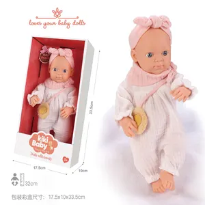 新产品2023流行可爱娃娃厂家批发毛绒鳄梨娃娃12英寸全硅胶儿童娃娃