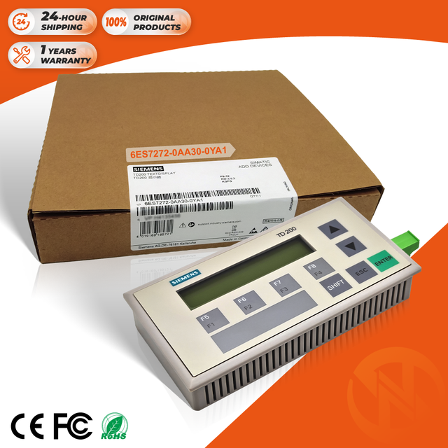 Siemens 100% Original 6ES7272-0AA30-0YA1 SIMATIC S7 TD200 HMI Text Display Panel for S7-200