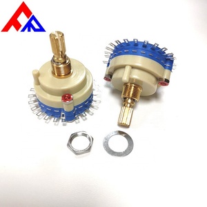 Nuevo Interruptor Rotatorio y Selector de Metal Personalizado con Eje Ondulado de 29mm, Monopolar, Doble Capa, 24 Posiciones - Product Image 6