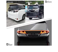Pour haute qualité 2015-2022 pour Toyota Alphard série 30 feux arrière LED nouveaux modifiés et améliorés avec direction fluide à lentille transparente