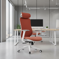 Chaise de jeu en maille grise fabriquée en usine à Foshan, chaise de patron de luxe, chaise de bureau ergonomique