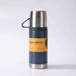 1. "Stainless <b>Steel</b> Water <b>Bottle</b> With Handle and Lid - Product Image 4