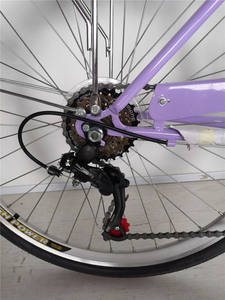 Lavender Purple Pure Cycles Vélo unisexe pour femme 7 vitesses Vélos de loisirs traditionnels classiques Vélo avec panier - Product Image 5