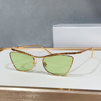 Lunettes de soleil de haute qualité pour hommes et femmes, lunettes de soleil classiques punk de luxe, lunettes de créateur en acétate et titane, vacances