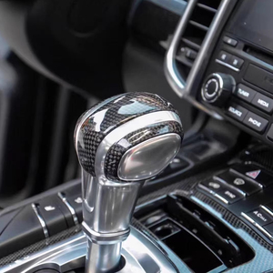 Superior Quality Car Carbon Fibre Gear Lever Handle Car Gear Shift <strong>Knob</strong> for Porsche Cayenne 2011 2012 2013 2014 2015 2016 2017 - Product Image 3