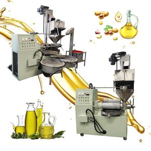 Presse à huile à vis en acier inoxydable commerciale, presse à huile comestible, soja, colza, arachide, pressage à froid et à chaud, petite taille - Product Image 2