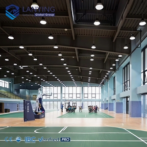 Edificio de Gimnasio Prefabricado con Estructura de Acero Profesional, Gran Espacio Interior, Centro Deportivo Multifuncional, Q235B Duradero - Product Image 1