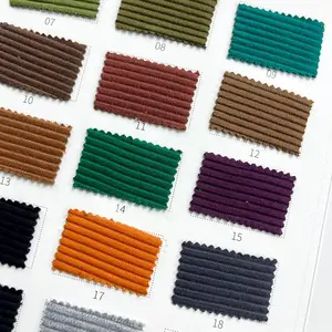Guangzhou Textile Fabric Supply Ropa de hombre Chaqueta Abrigo de punto 350gsm 80% Algodón 20% Textura de tela de poliéster
