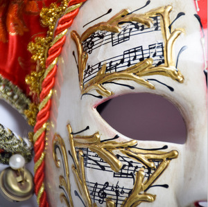 Masque Vénitien Baige 2026 pour Halloween, Festival des Fantômes, Soirée, Bal de Promo, Masque d'Horreur, Accessoires de Décoration, Cadeau - Product Image 6