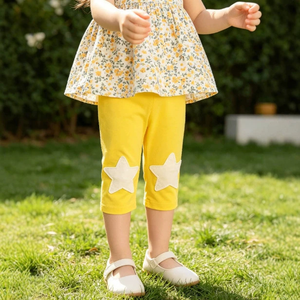 Pantalons Capri pour Filles Personnalisés OEM Plusieurs Couleurs, Échantillon en 7 Jours |   En stock |   Usine de vêtements pour enfants Foshan - Product Image 1