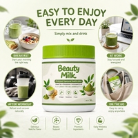 Poudre de lait de beauté au matcha japonais antioxydant, collagène, glutathion, protéines, thé vert, boisson instantanée en poudre