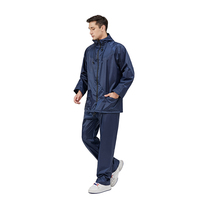 Imperméable respirant en polyester pour moto, pour homme adulte, avec poignets à double couche, pour la conduite en extérieur