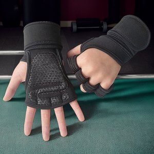 Gants de musculation unisexes 2026 personnalisables avec logo, en néoprène, fermeture magnétique, antidérapants et rembourrés, pour l'entraînement en salle de sport - Product Image 5