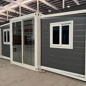 <span class=keywords><strong>Chalet</strong></span> de vacances en acier extensible <span class=keywords><strong>à</strong></span> ailes bilatérales coulissantes vers l'extérieur avec terrasse - Product Image 1