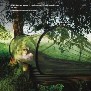 Automatique Anti-renversement Nylon Hamac Parachute Tissu Installation Facile Extérieur Balançoire Suspendue Chaise Sangle Moustiquaire Protecteur - Product Image 2