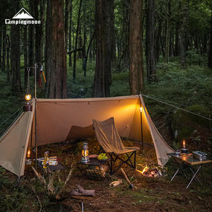 Support d'éclairage extérieur pour camping <span class=keywords><strong>Kerman</strong></span> D-240, support de lampe à kérosène, réglage à trois vitesses, double suspension, portable - Product Image 3