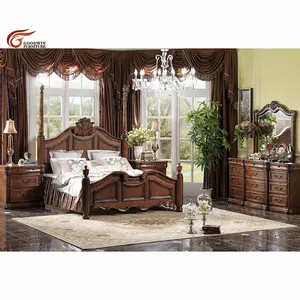 Furnitur Kayu Kamar Tidur King Bed Meja Rias GF08