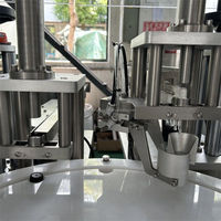 Machine automatique de remplissage et de capsulage de bouteilles d'huiles essentielles avec ligne d'emballage de bocaux de bouteilles rondes