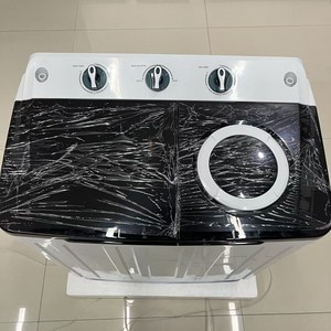 Lavadora semiautomática de doble tina de 8 kg, lavadora doméstica pequeña de doble tina de acero inoxidable - Product Image 3