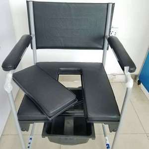 Toilet <b>Chair</b> For <b>Elderly</b> And Pregnant Women Reinforced Design With Removable Basin Modern Style Bathroom Safety Equipment - Product Image 3
