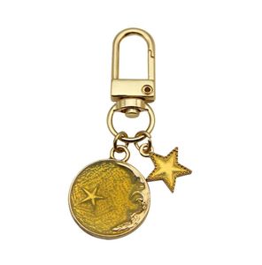 Porte-clés en métal et en émail souple, personnalisé, porte-clé étoile, lune, pendentif, de sac, breloque, à faire soi-même, bijoux, bracelets, accessoires, 50 pièces - Product Image 3