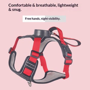 Correa Retráctil Automática <span class=keywords><strong>para</strong></span> Perro, Arnés <span class=keywords><strong>de</strong></span> Pecho con Correa Retráctil Integrada y Chaleco Reflectante - Product Image 6