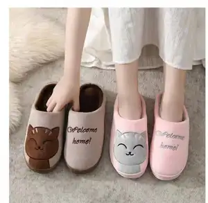 New Special Indoor Slippers Women Men Winter Thick Sole House Warm Couples Home Non-Slip Large Size Men'S Cotton Slippers Winter