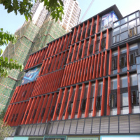 Persianas Verticales Motorizadas de Aluminio para Ventanas de Edificios de Oficinas, Protección Solar Exterior, Personalizables en Tamaño y Color, Modernas, que Protegen la Privacidad