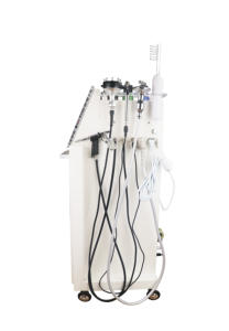 Dispositivo elettrico per la cura dei capelli del cuoio capelluto 5-in-1 per la costruzione in metallo massaggio galvanico + terapia termica + pettine ad alta frequenza + asta di ioni - Product Image 2