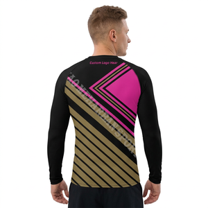 Camiseta de Compresión de Manga Larga para Hombre, Sublimada Personalizada, de Secado Rápido, para MMA y BJJ - Product Image 2