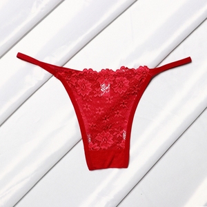 Dropshipping 2022 Culottes string à dos nu à fleurs mignonnes en coton et dentelle pour femmes - Product Image 4