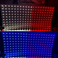 800LEDs Pixel LED Feuille Écran RGBW Haute Densité LED Bande Lumineuse Panneau Lumineux pour Écran